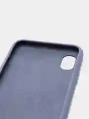 Серый чехол силиконовый на IPhone X / XS