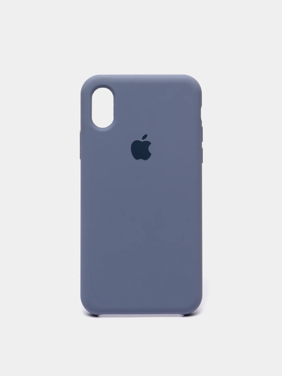 Серый чехол силиконовый на IPhone X / XS