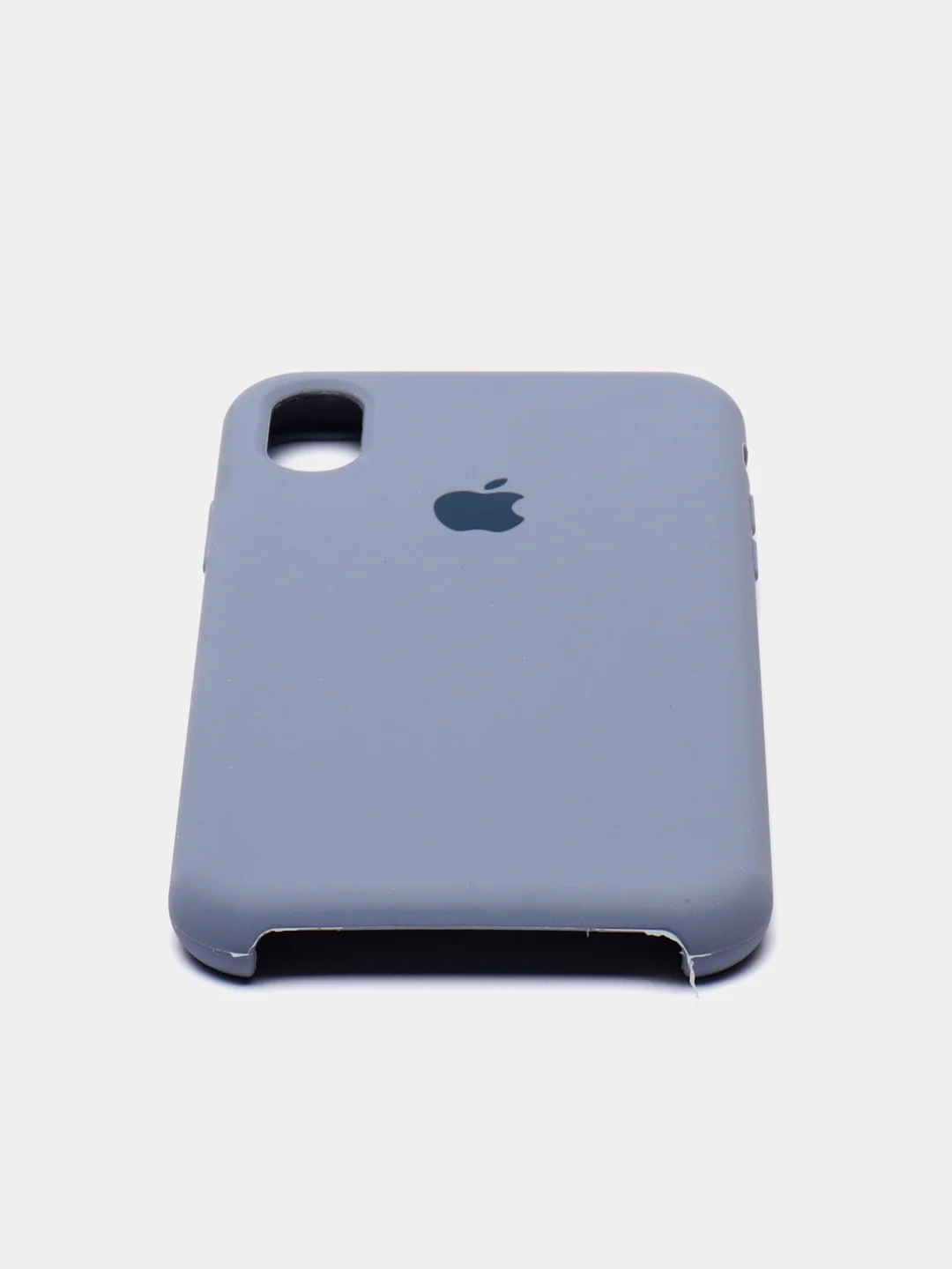 Серый чехол силиконовый на IPhone X / XS