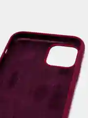 Вишнёвый силиконовый чехол для iPhone 11 pro