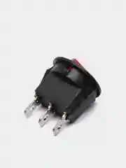 Переключатель клавишный круглый KCD1-B8-102, красный