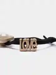 Черный резинка для волос "Love"