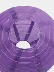 Фиолетовый шар-фонарик бумажный для декора