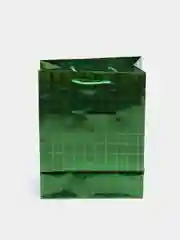 Зеленый пакет подарочный