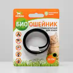 Биоошейник антипаразитарный для кошек от блох и клещей, 35 см