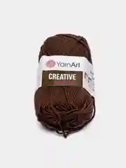 Коричневый пряжа YarnArt Creative, 50 г, 85 м, 100% хлопок