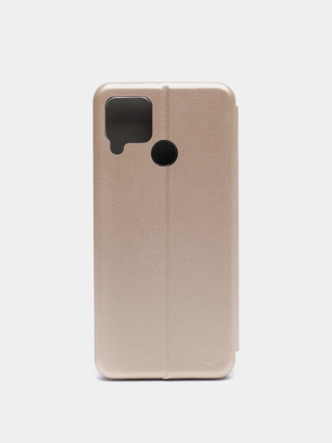 Золотой чехол-книжка для Realme C15 / C12 / C25 / C25S