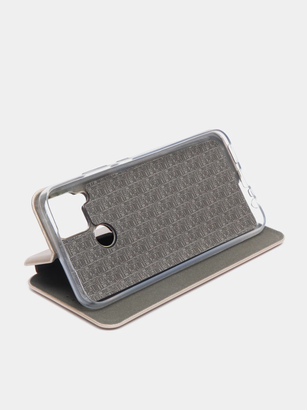 Золотой чехол-книжка для Realme C15 / C12 / C25 / C25S