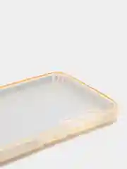 Золотой чехол силиконовый с блестками для  Samsung Galaxy A02 2021 Противоударный чехол