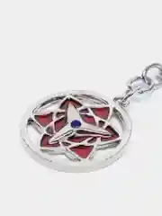 Серый брелок на ключи "Наруто", металлический mg