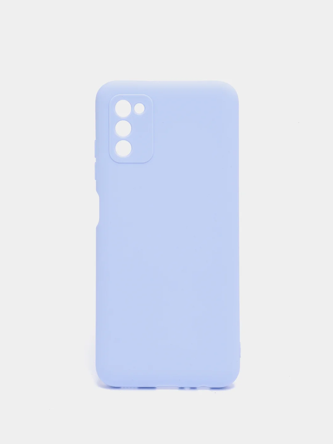 Светло-синий чехол для Samsung A03s цветной матовый