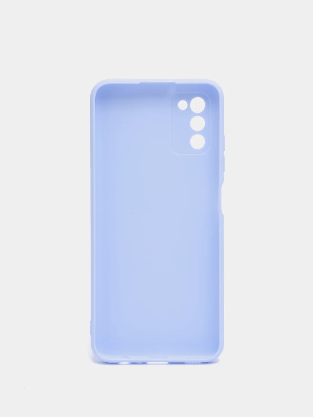 Светло-синий чехол для Samsung A03s цветной матовый