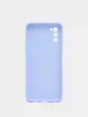 Светло-синий чехол для Samsung A03s цветной матовый