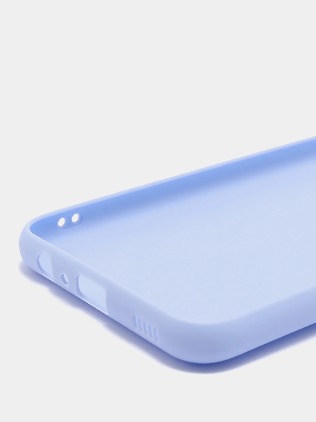 Светло-синий чехол для Samsung A03s цветной матовый