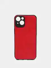 Красный чехол IPhone 13 / 13 Mini / 13Pro / 13ProMax силиконовый, имитация кожи