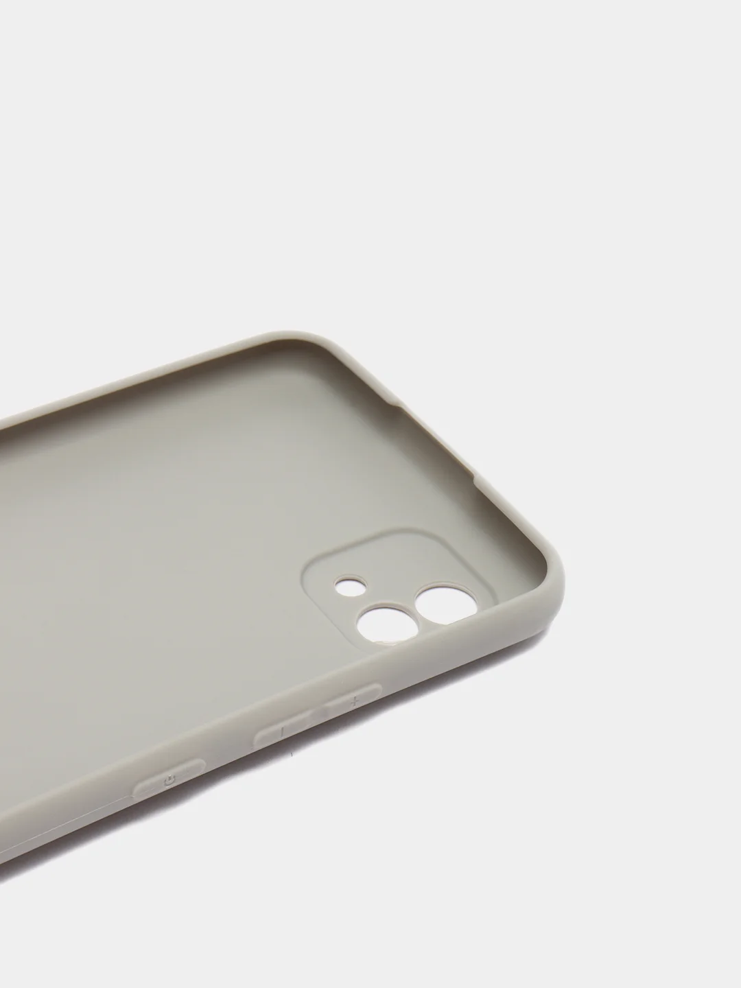 Серый чехол для Realme C20/C11 (2021) силиконовый матовый однотонный