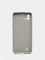 Серый чехол для Realme C20/C11 (2021) силиконовый матовый однотонный