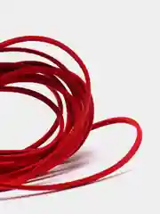 Красный шнур замшевый 3 мм, 23 цвета