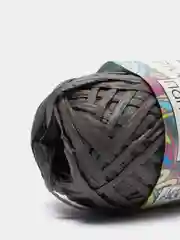 Тёмно-серый пряжа Arachna "Papyrus" рафия