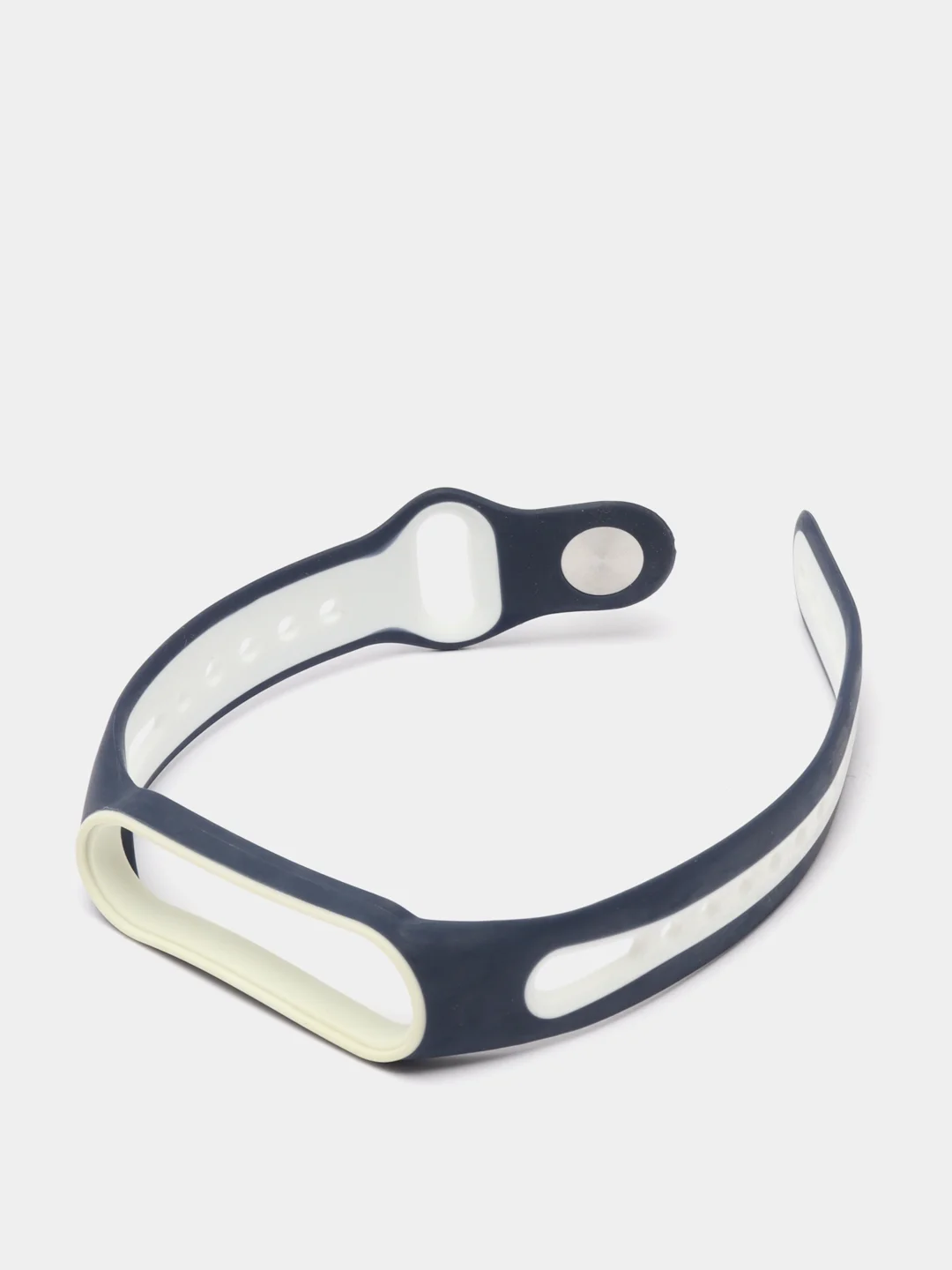 Темно-синий силиконовый ремешок спортивный для Xiaomi Mi Band 3 / 4 / 5/ 6