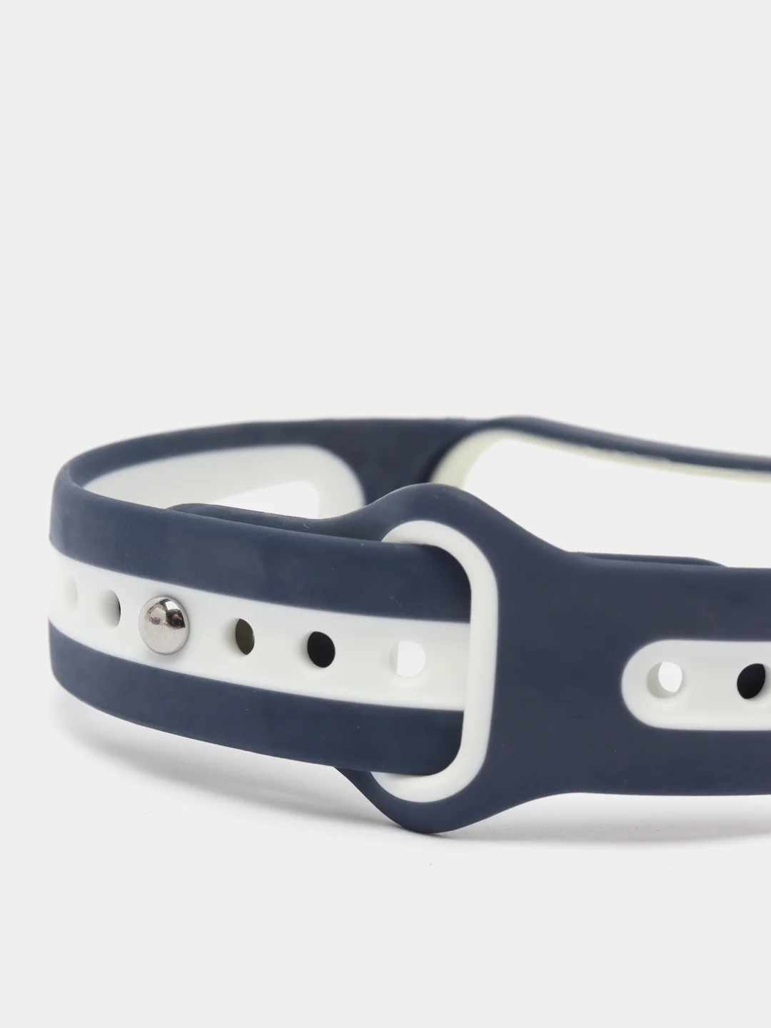 Темно-синий силиконовый ремешок спортивный для Xiaomi Mi Band 3 / 4 / 5/ 6