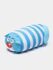 Голубой подушка-валик "Штучки, к которым тянутся ручки: Кот полосатый", антистресс