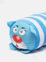 Голубой подушка-валик "Штучки, к которым тянутся ручки: Кот полосатый", антистресс