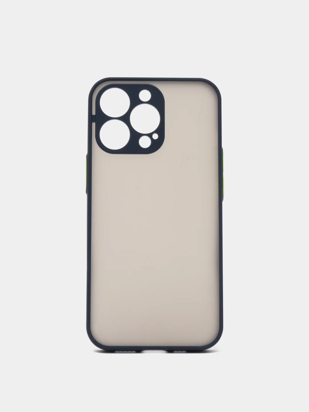 Темно-синий чехол для Apple iPhone 13 / iPhone 13 Pro / iPhone 13 Pro Max с цветными кнопками