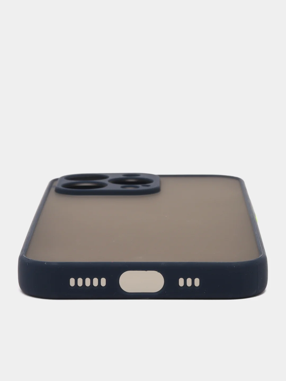 Темно-синий чехол для Apple iPhone 13 / iPhone 13 Pro / iPhone 13 Pro Max с цветными кнопками