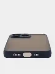 Темно-синий чехол для Apple iPhone 13 / iPhone 13 Pro / iPhone 13 Pro Max с цветными кнопками