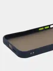 Темно-синий чехол для Apple iPhone 13 / iPhone 13 Pro / iPhone 13 Pro Max с цветными кнопками