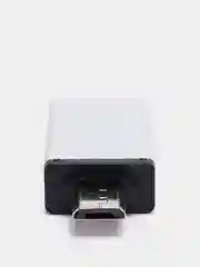 Серебряный otg-переходник USB - Micro-USB