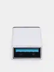 Серебряный otg-переходник USB - Micro-USB