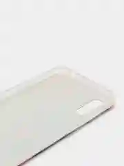 Красный чехол Samsung Galaxy A01 / M01, Галакси А01 / М01, силиконовый, с мраморным рисунком