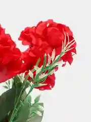 Красный искусственные цветы, гортензия, камелия