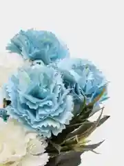 Лазурный искусственные цветы, гвоздики