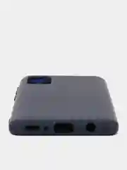 Темно-синий чехол Silicone Cover для Samsung Galaxy A41, Самсунг Галакси А41 силиконовый