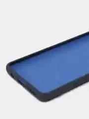 Темно-синий чехол Silicone Cover для Samsung Galaxy A41, Самсунг Галакси А41 силиконовый