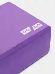 Фиолетовый блок для йоги Go Do