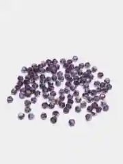 Фиолетовый стеклянные бусины биконусы, граненные  4 мм