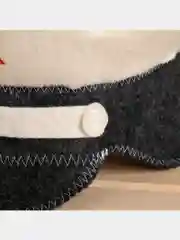 Алый шапка для бани и сауны, из войлока