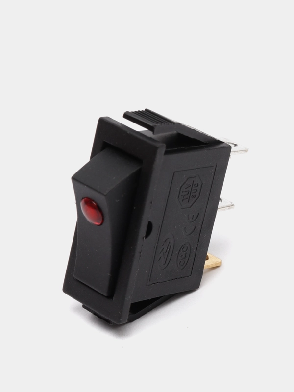 Переключатель KCD3-101L ON-OFF 15A 250V (3 контакта) красный