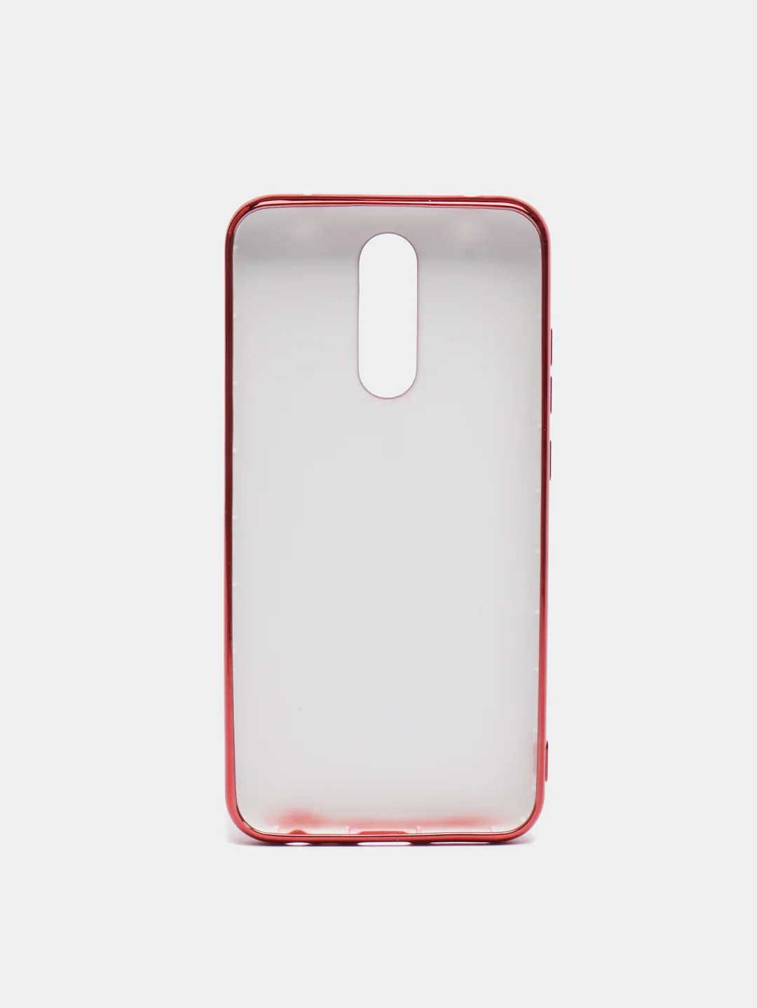 Красный чехол Xiaomi Redmi 8, Redmi 8A, Сяоми Редми 8, 8А цветной силиконовый с глянцевой рамкой
