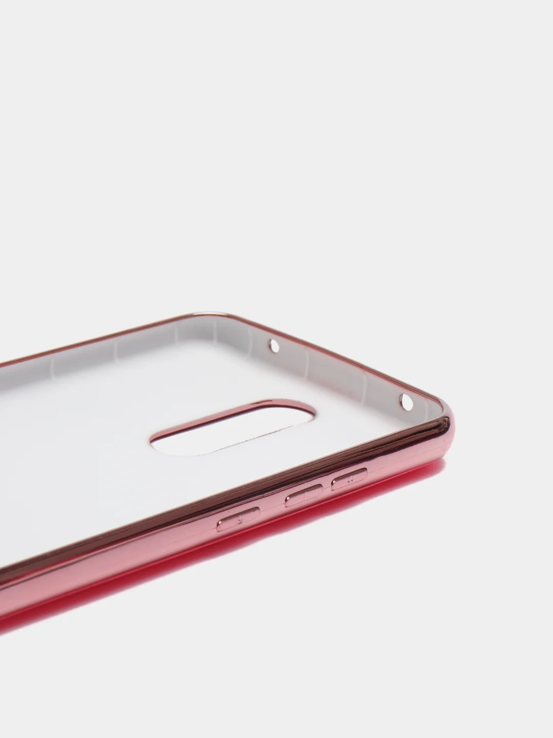 Фуксия чехол Xiaomi Redmi 8, Redmi 8A, Сяоми Редми 8, 8А цветной силиконовый с глянцевой рамкой