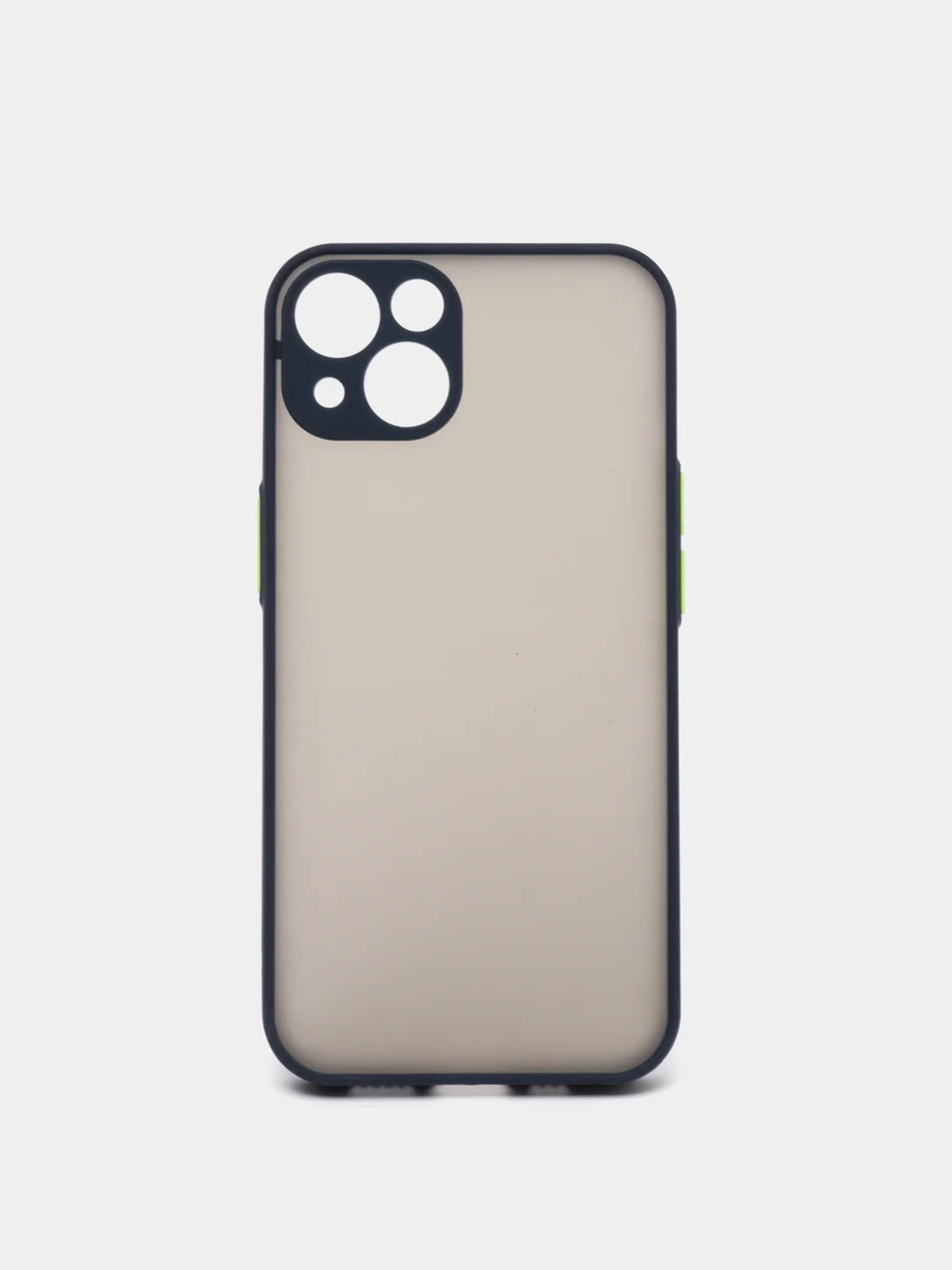 Темно-синий чехол для Apple iPhone 13 / iPhone 13 Pro / iPhone 13 Pro Max с цветными кнопками