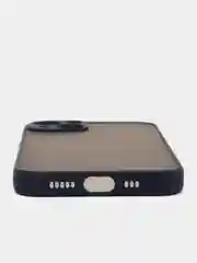 Темно-синий чехол для Apple iPhone 13 / iPhone 13 Pro / iPhone 13 Pro Max с цветными кнопками
