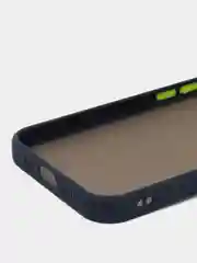 Темно-синий чехол для Apple iPhone 13 / iPhone 13 Pro / iPhone 13 Pro Max с цветными кнопками