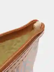 Белый косметичка с ручкой 22,5x13x6,5 см
