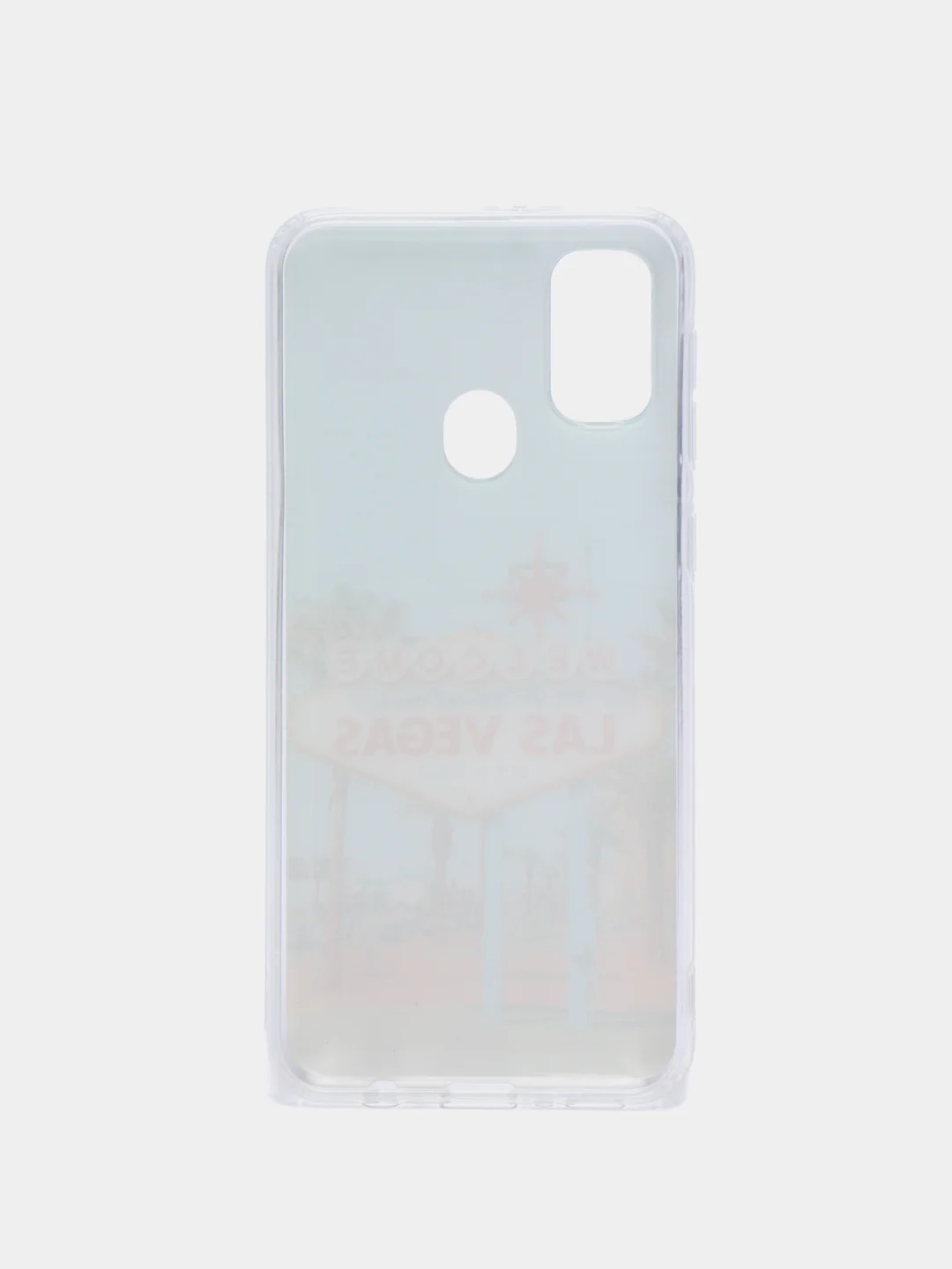 Светло-синий чехол Samsung Galaxy M21 / M30s с рисунком