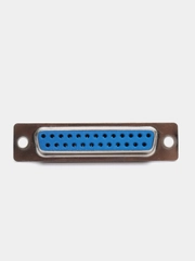 2 штуки Разъем D-SUB DB-25F, 25 контактов в 2 ряда